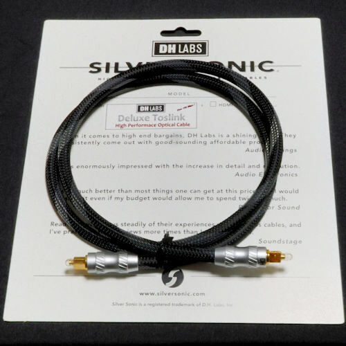 [DH Labs] Deluxe Tos-Link 1.0m（新品）